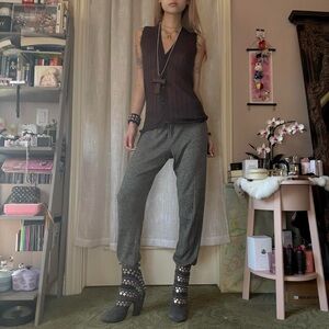 Small Urban Outfitters Out from Under Olive Green Lightweight Sweatpants/Joggers